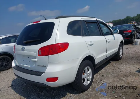 2008 Hyundai Santa Fe Gls from USA, damaged, VIN 5NMSG13D88H188318